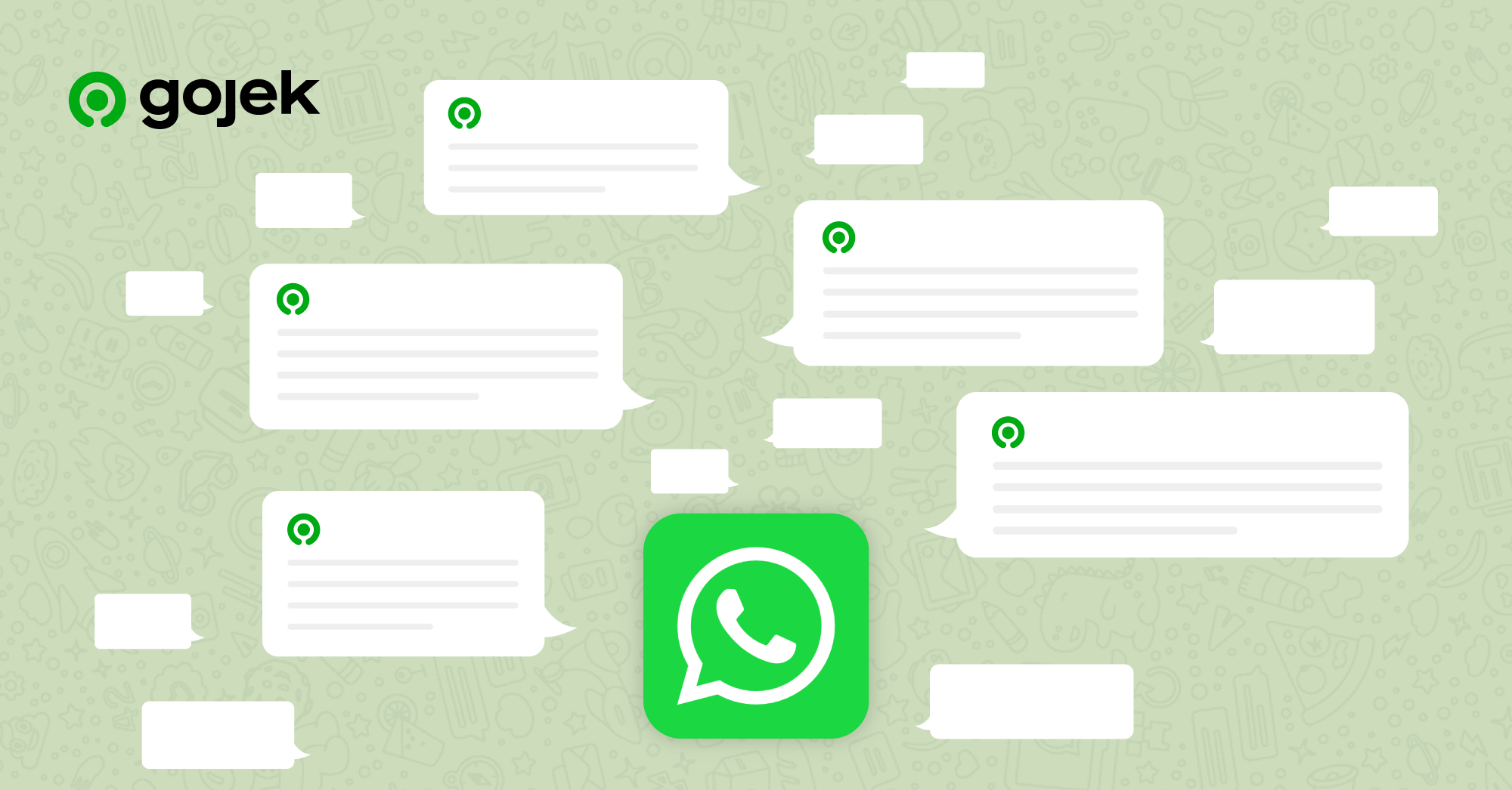 WhatsApp <> Gojek -  An experiment